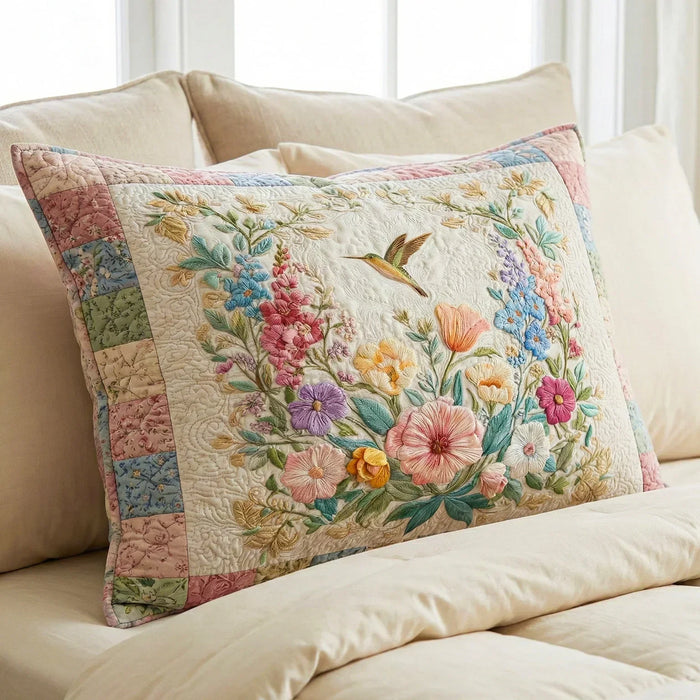 Padded Cushion Cover - Flower Fields