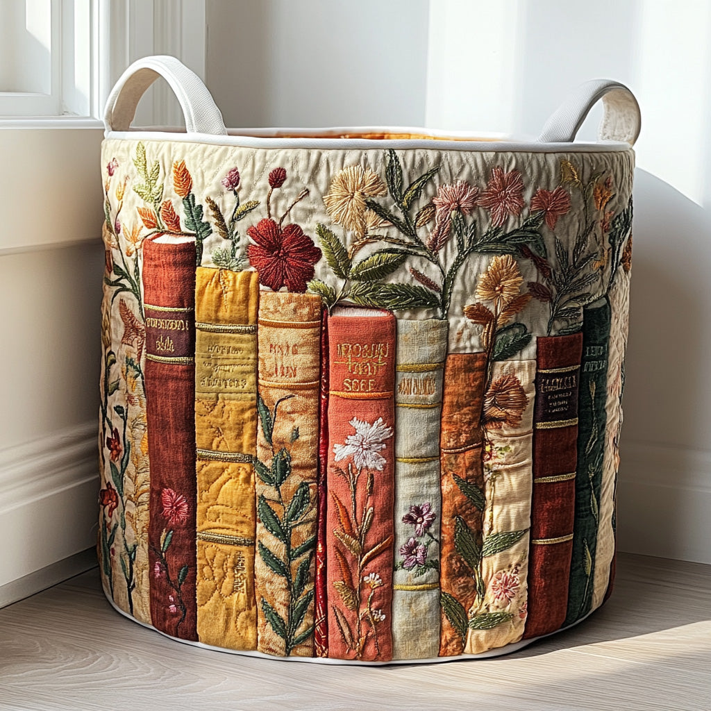 Literary Garden | Handcrafted Laundry Basket
