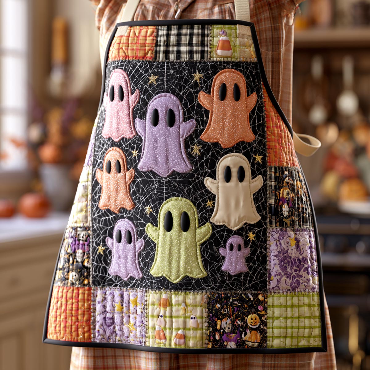 Magical Evening Quilted Kitchen Apron