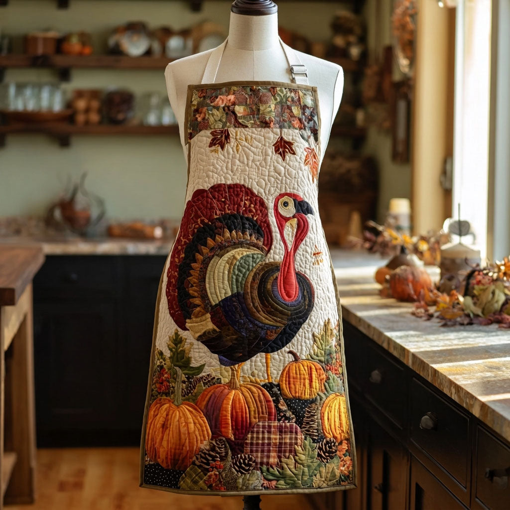 Autumn Appreciation Quilted Kitchen Apron
