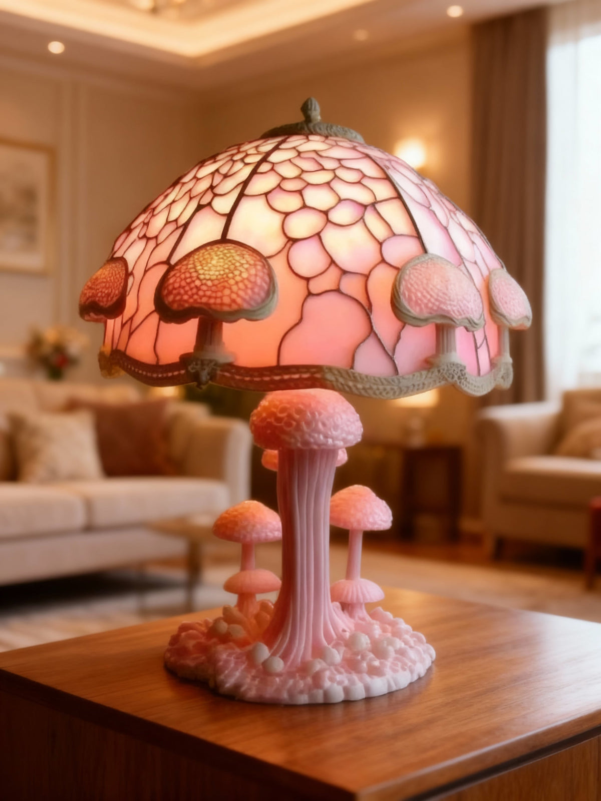 PINKGLOW | Pink table lamp with a delicate light effect