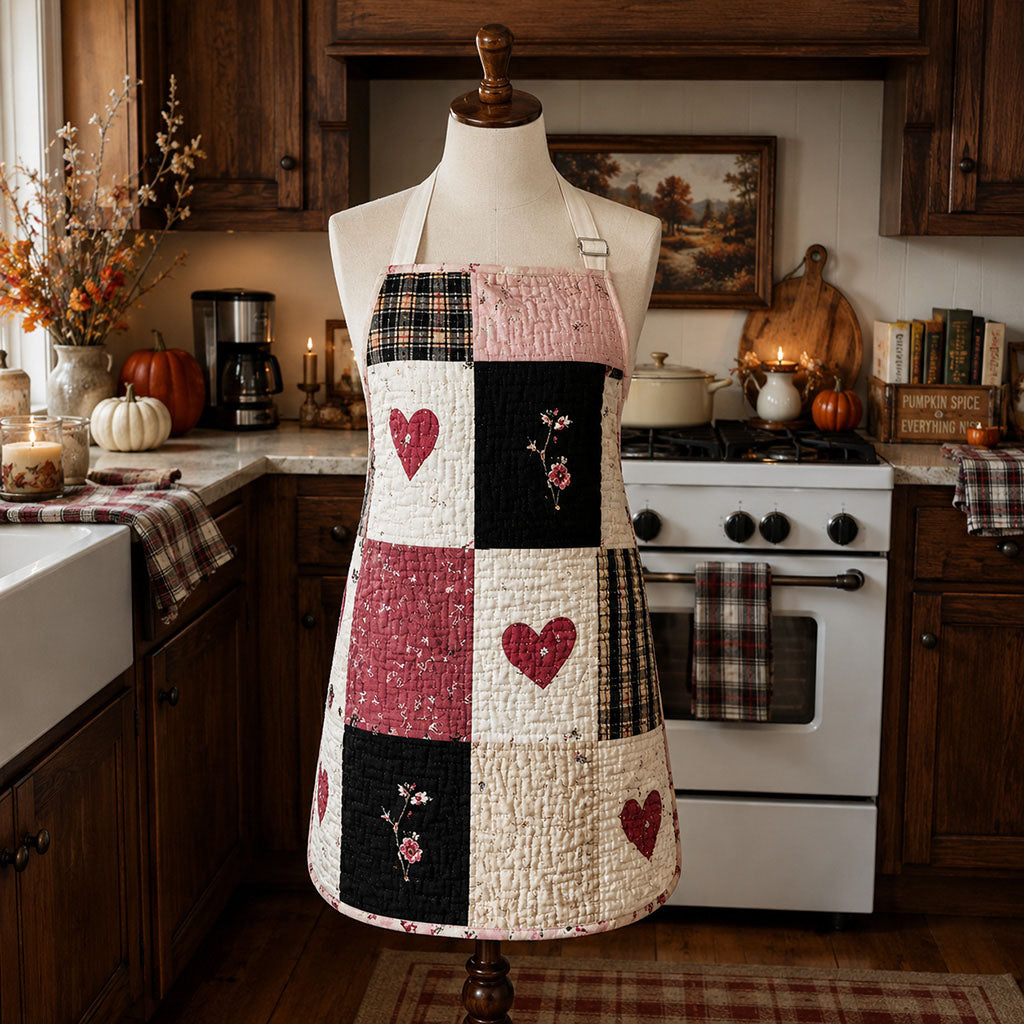 Tender Patchwork Quilted Kitchen Apron
