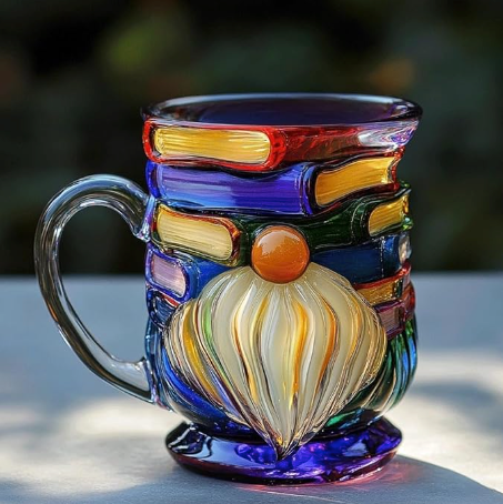 Handmade Dwarf Mug for 3D Books