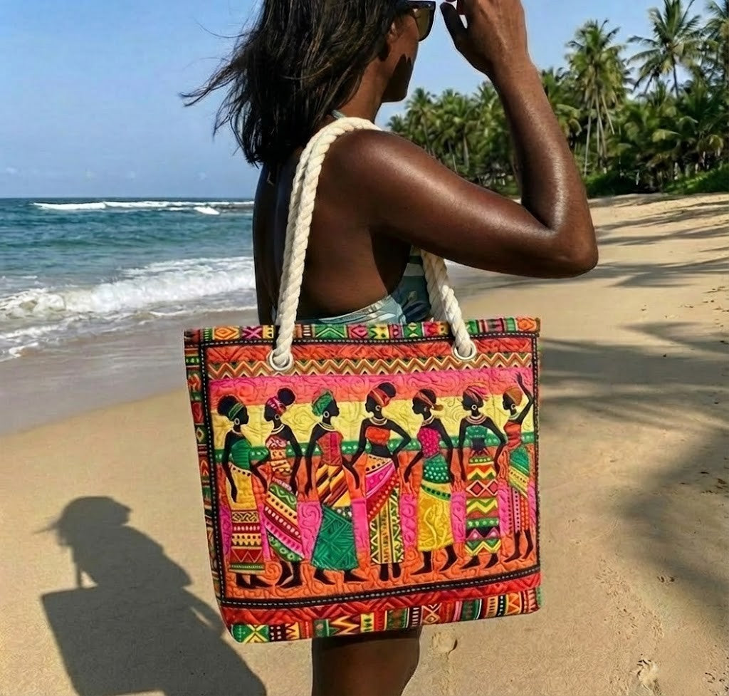 Handmade Beach Bag | Queens of Melanin