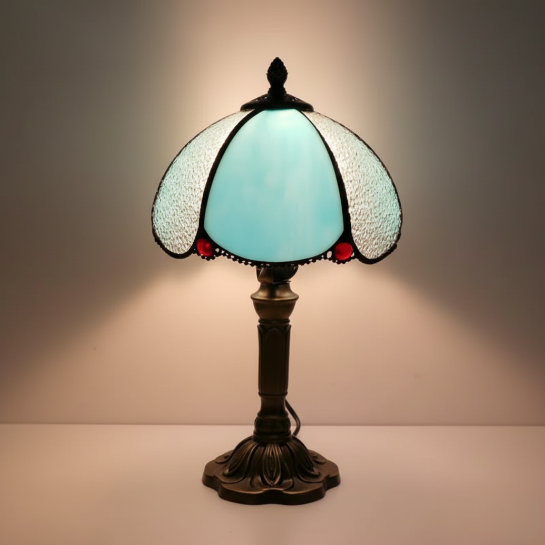 AZURIA | LUXURIOUS BLUE GLASS LAMP