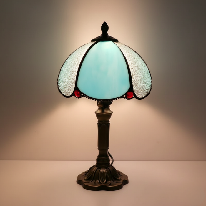 AZURIA | LUXURIOUS BLUE GLASS LAMP