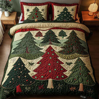 3-Piece Quilted Bed Set - Forest of Joy