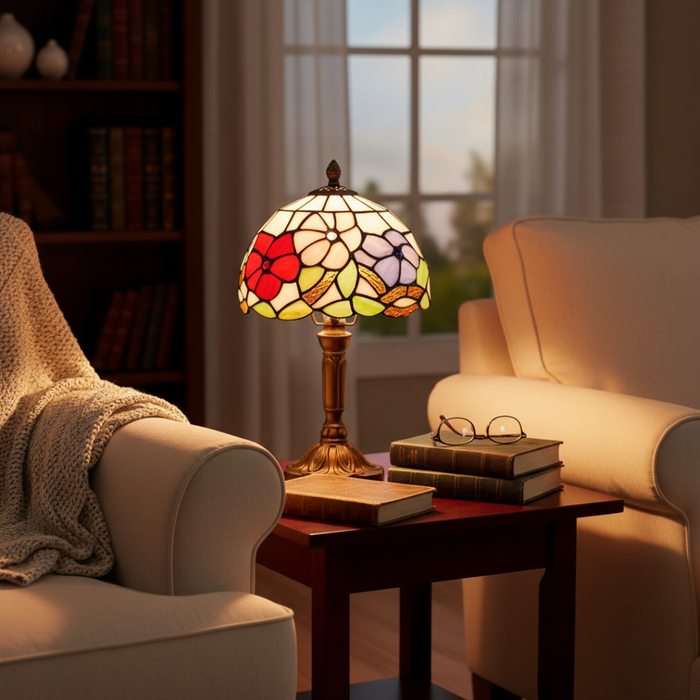 ROSAVIA | COLORFUL TIFFANY STYLE LAMP