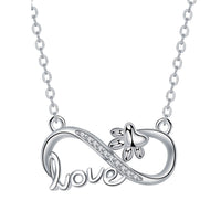 Forever Connected Infinite Silver Collar for Furry Friends