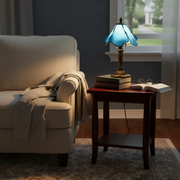 BLUERIS | CLASSIC LAMP WITH PETAL-SHAPED SHADE