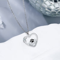 Paw chain with zirconia - Loyal companions
