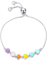 Adjustable Sterling Silver Bracelet with Dog Paw Print