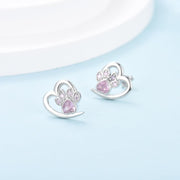 Heart and Paw Print Earrings – Jewelry for Pet Lovers