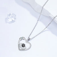 Paw chain with zirconia - Loyal companions