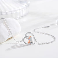 Adjustable Friendship Bracelet with Dog Theme