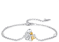 Adjustable Friendship Bracelet with Dog Theme