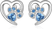 Heart and Paw Print Earrings – Jewelry for Pet Lovers