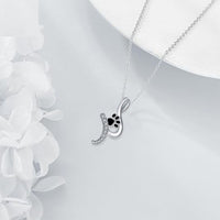 Dog Paw Pendant Necklace 'Loyal Friend'