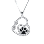 Infinity Paws Love Necklace - Connected Forever