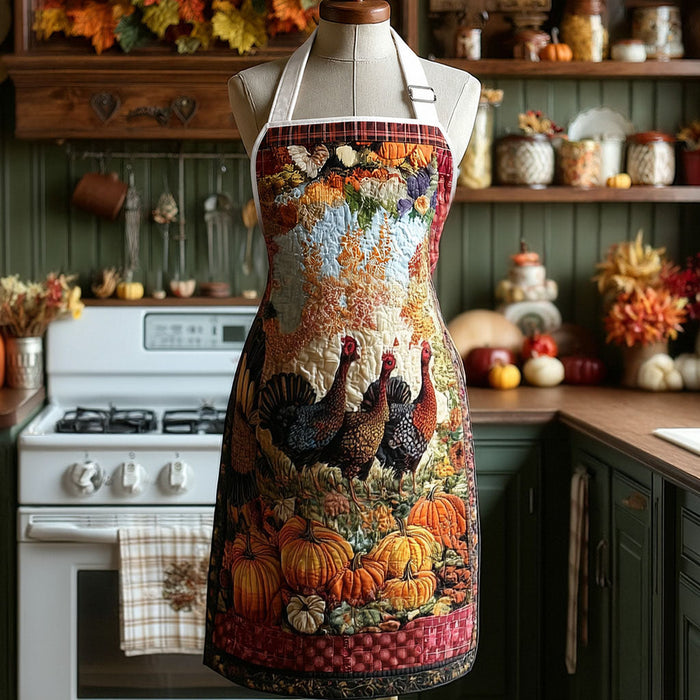 Autumn Home Quilted Kitchen Apron