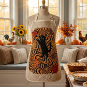 Autumn Cat Quilted Kitchen Apron