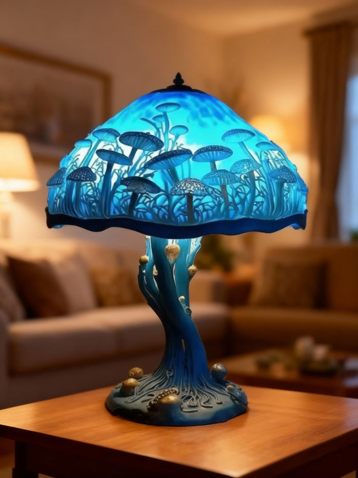BLUEAURA | Blue desk lamp with a mystical touch