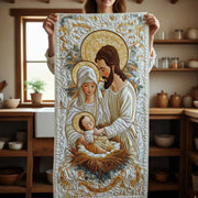 Quilted Table Runner - Bethlehem Light