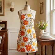 Blooming Garden Quilted Kitchen Apron