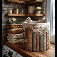 Literary Garden | Handcrafted Laundry Basket