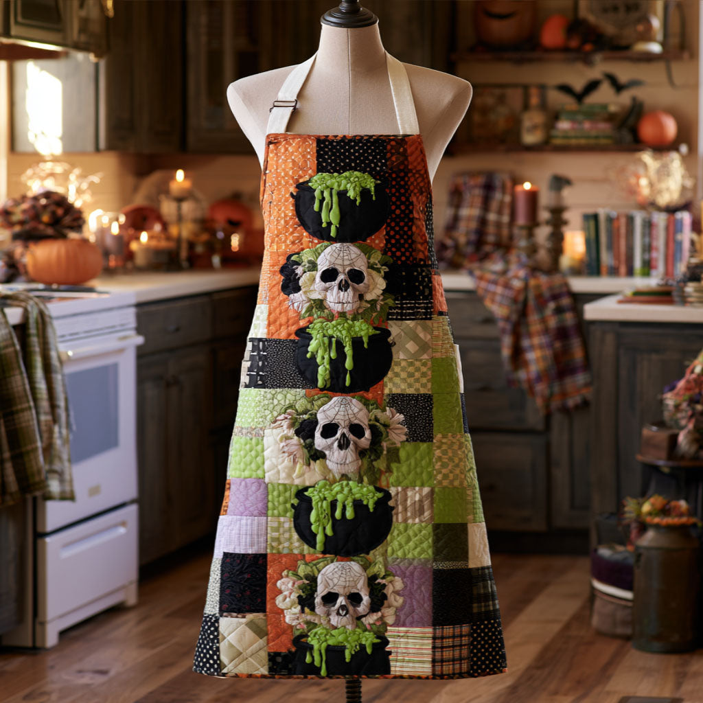 Boo! Quilted Kitchen Apron