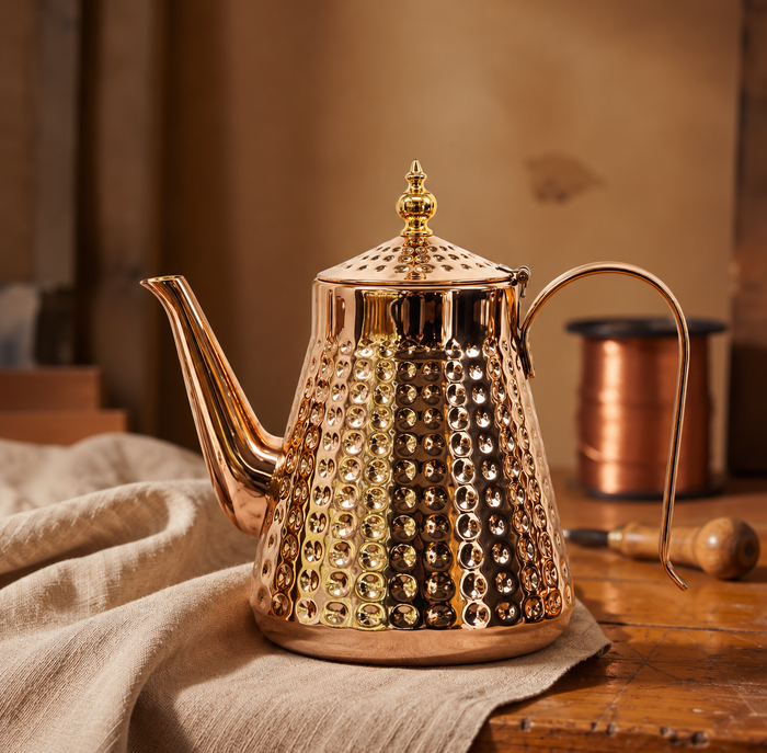 1.5L Hammered Copper Pitcher