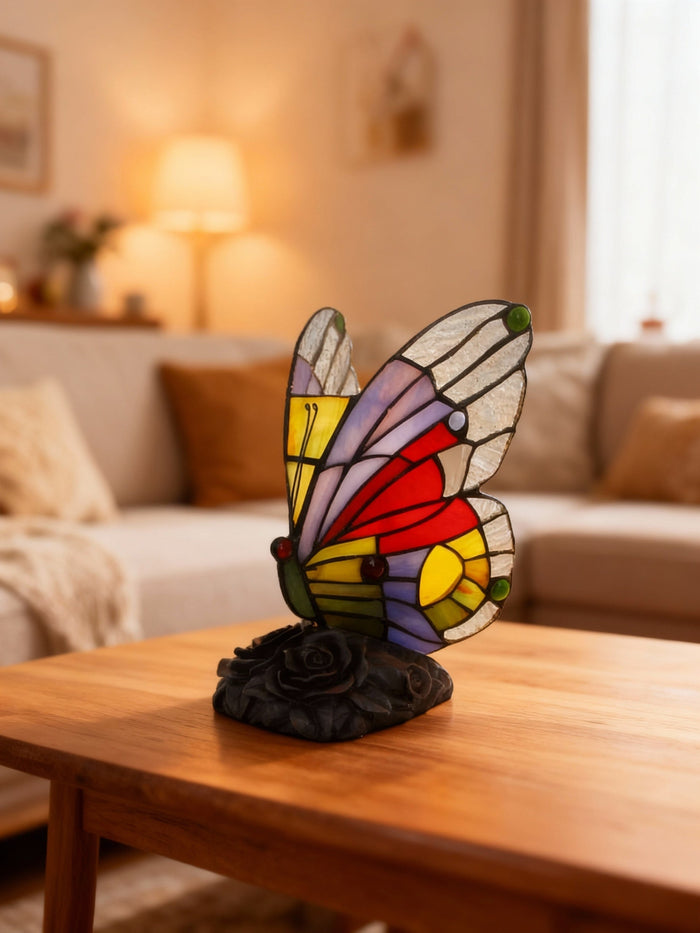 COLORFLY | Colorful desk lamp with butterfly motif