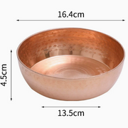 Artisan Crafted Copper Serving Tray