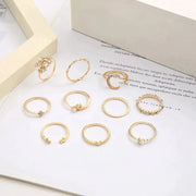 10 Ring Package | Silver and Gold Bohemian Rings