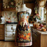 Village Celebration Quilted Kitchen Apron