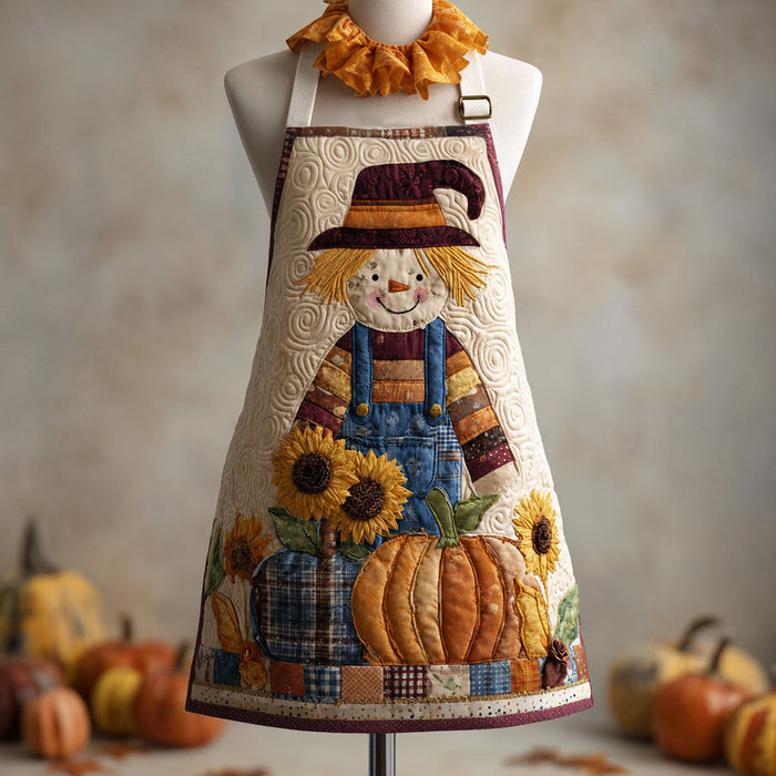 Joy of the Countryside Quilted Kitchen Apron