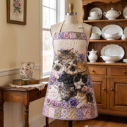 Flower Friends Quilted Kitchen Apron