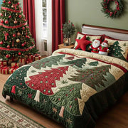 3-Piece Quilted Bed Set - Forest of Joy