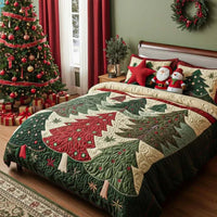 3-Piece Quilted Bed Set - Forest of Joy