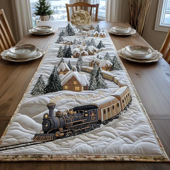 Quilted Table Runner - Frosted Runner