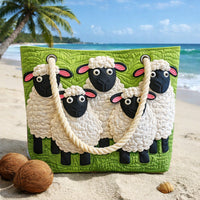 Handmade Beach Bag | Sheep Sky