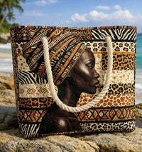 Handmade Beach Bag | Queen of Melanin