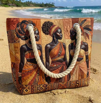 Handmade Beach Bag | Melanin Queens Glow