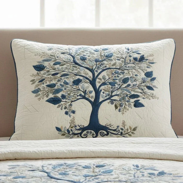 Padded Cushion Cover - Serenity Blue