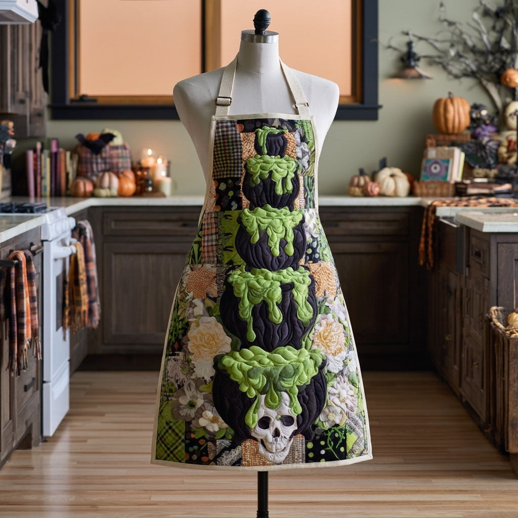 Fantasmagoria Quilted Kitchen Apron