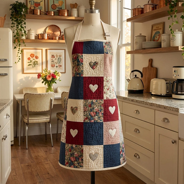 Heart of the Home Quilted Kitchen Apron