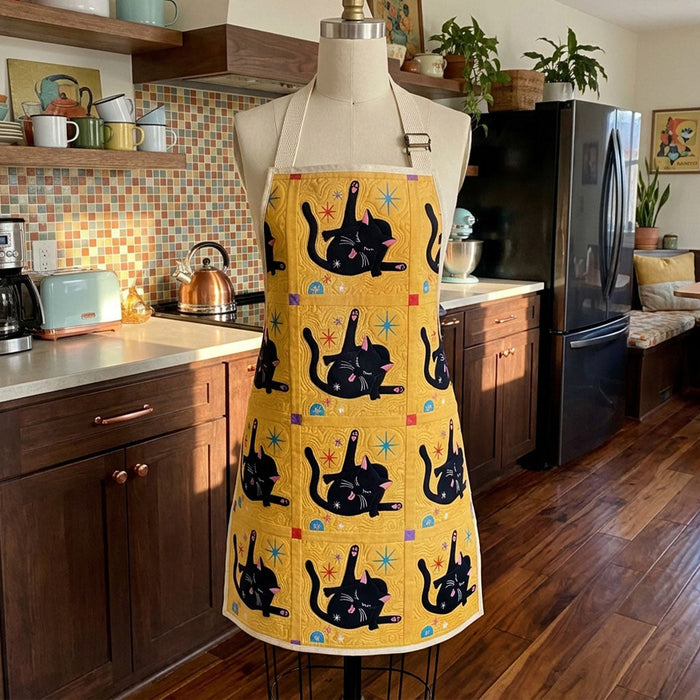Quilted Kitchen Apron: 'Playtime Fun'