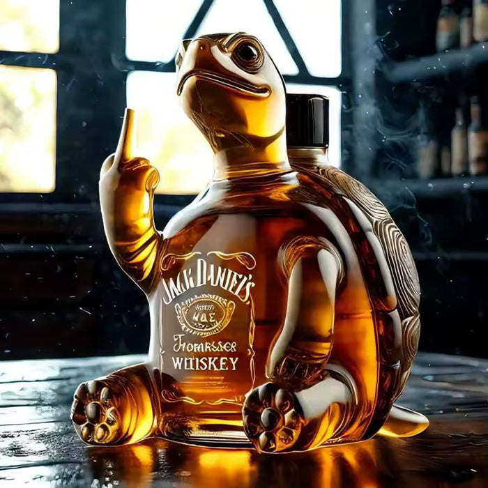Frog in Jack Daniel's Whiskey Bottle