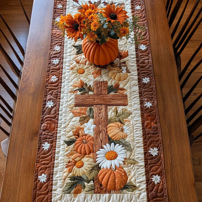 Quilted Table Runner - Abundance of Autumn