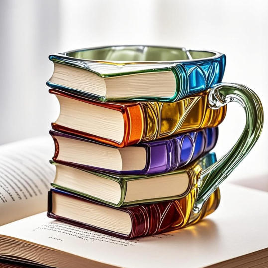 Aurora 3D Handmade Book Mug